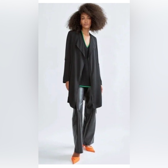 Babaton Jackets & Blazers - Aritzia Babaton Quincy flowy duster tie waist sheer jacket